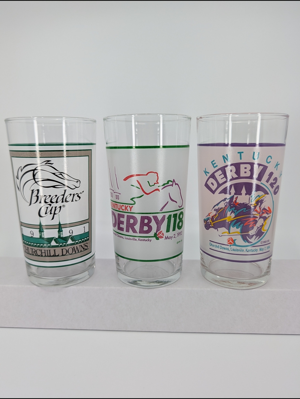 8 Kentucky Derby Commemorative Mint Julep Glasses 118/120/121/129/131/135-137 - Picture 2 of 13